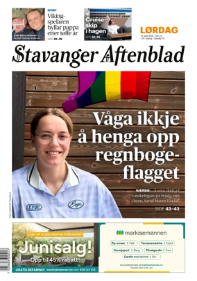 Cover of Stavanger Aftenblad