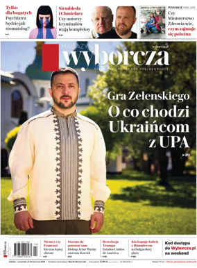 Cover of Gazeta Wyborcza