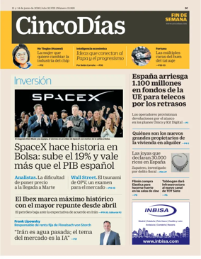 Cover of Cinco Dias