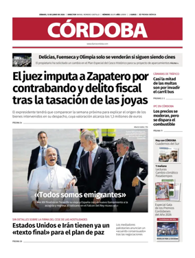 Cover of Diario Cordoba