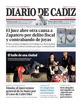 Cover of Diario de Cadiz
