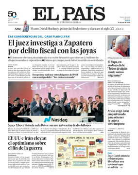Cover of EL PAIS Euskadi
