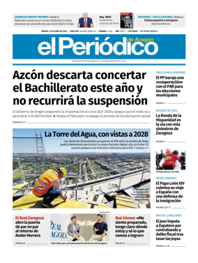 Cover of El Periodico Aragon