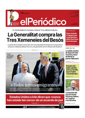 Cover of El Periodico - Castellano