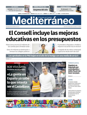 Cover of El Periodico Mediterraneo
