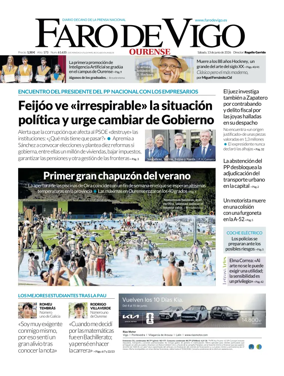 Cover of Faro de Vigo (Ourense)