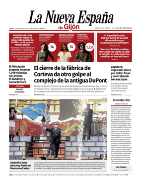 Cover of La Nueva Espana (Gijon)