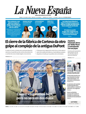 Cover of La Nueva Espana (Oviedo)