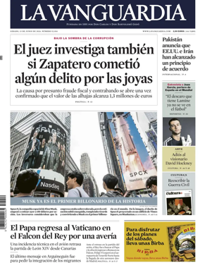 Cover of La Vanguardia (1st Edition)
