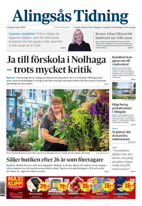 Cover of Alingsas Tidning