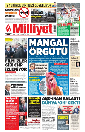 Cover of Milliyet