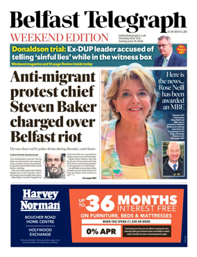 Cover of Belfast Telegraph