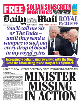 Cover of Daily Mail