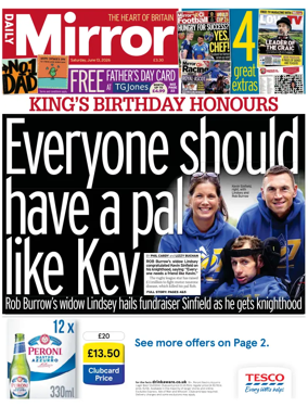 Cover of Daily Mirror