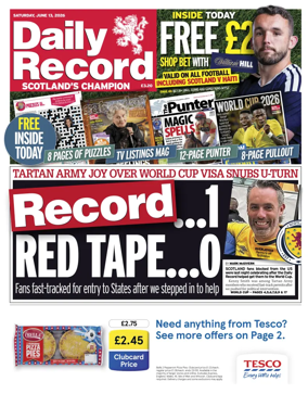 Cover of Daily Record