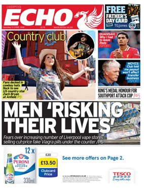 Cover of Liverpool Echo