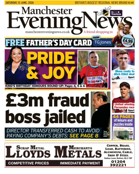 Cover of Manchester Evening News