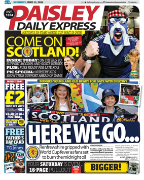 Cover of Paisley Daily Express