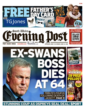 Cover of South Wales Evening Post