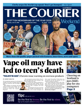 Cover of The Courier & Advertiser (Angus and Dundee)