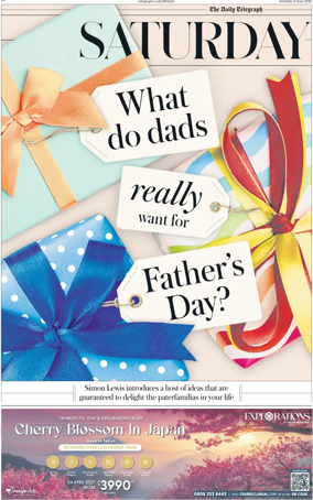 Cover of The Daily Telegraph – Saturday Supplement