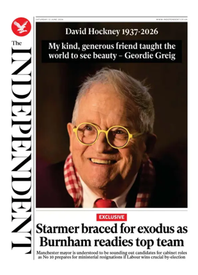 Cover of The Independent