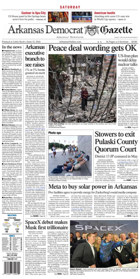 Cover of Arkansas Democrat-Gazette