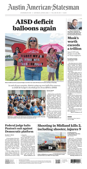 Cover of Austin American-Statesman