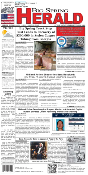Cover of Big Spring Herald Weekend