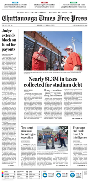 Cover of Chattanooga Times Free Press
