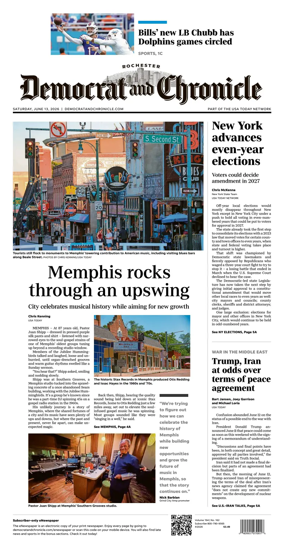 Cover of Democrat and Chronicle