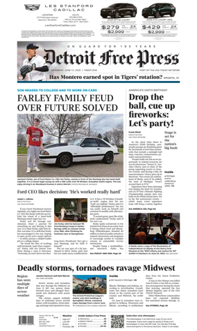 Cover of Detroit Free Press