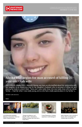 Cover of East Idaho News