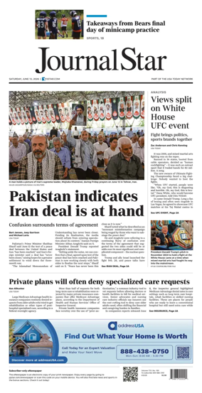 Cover of Journal Star (Peoria)