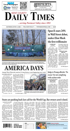 Cover of Kent County Daily Times