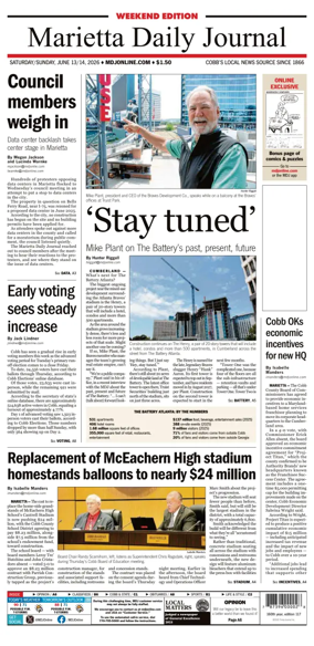 Cover of Marietta Daily Journal