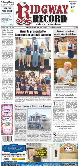 Cover of Ridgway Record