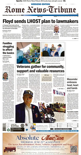 Cover of Rome News-Tribune