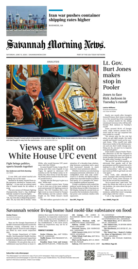 Cover of Savannah Morning News