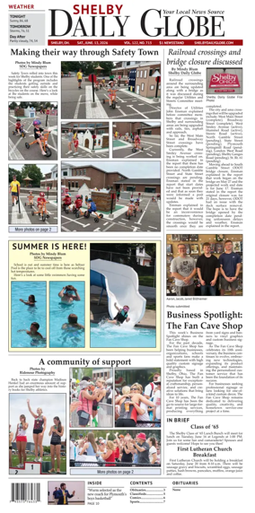 Cover of Shelby Daily Globe