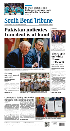 Cover of South Bend Tribune