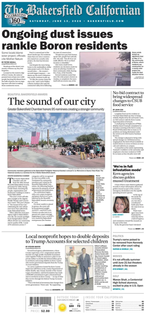 Cover of The Bakersfield Californian