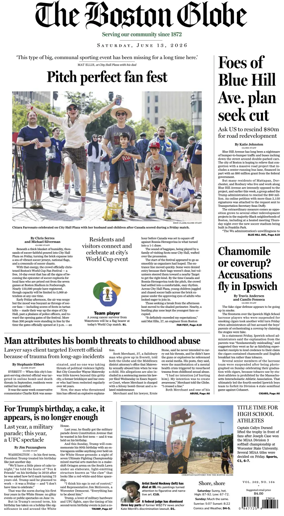 Cover of The Boston Globe