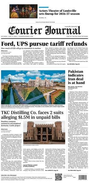 Cover of The Courier-Journal (Louisville)