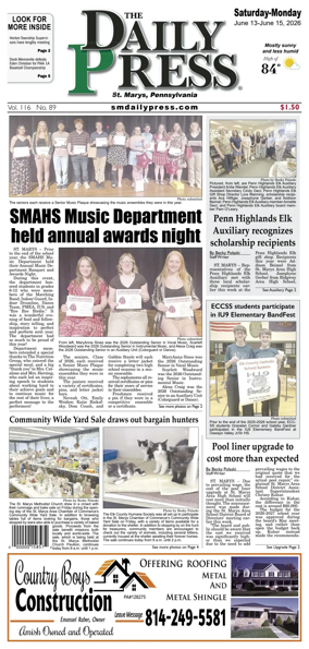 Cover of The Daily Press