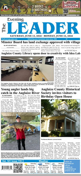 Cover of The Evening Leader
