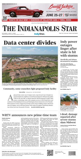 Cover of The Indianapolis Star
