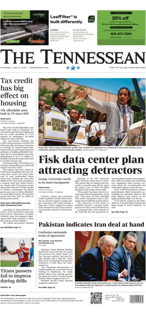 Cover of The Tennessean
