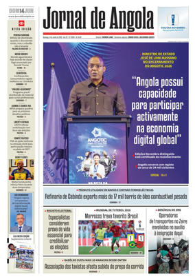 Cover of Jornal de Angola