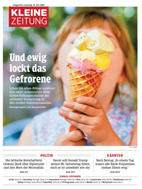 Cover of Kleine Zeitung Kaernten